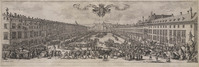KG 10695
          <br/>
          Feest voor hertogelijk paleis Nancy
          <br/>
          <em>Callot, Jacques (1592 - 1635)</em>